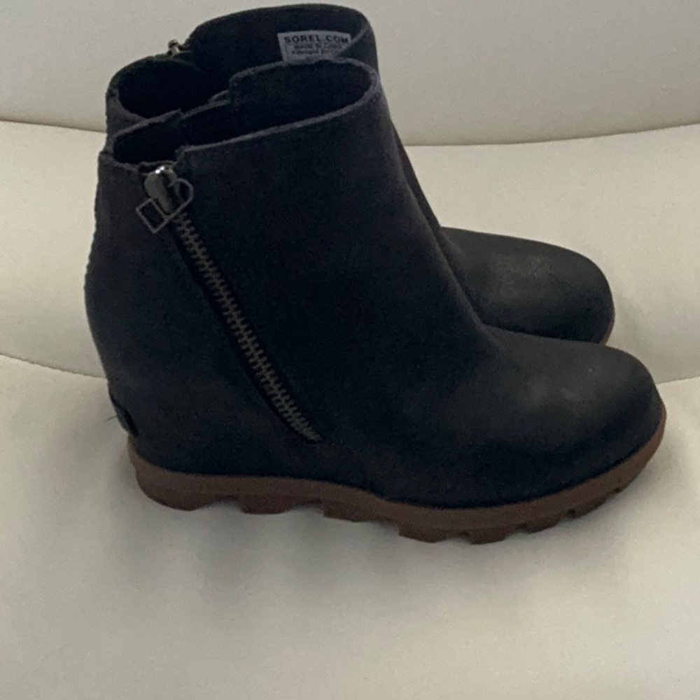 SOREL Joan of Arctic Wedge II Zip Booties - Picture 4 of 7